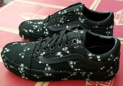 vans old skool midnight floral